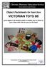 Object Factsheets for loan box VICTORIAN TOYS 9B. print pages 2-35 double sided to enable you to show to your class with info for you on the back