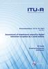 Assessment of impairment caused to digital television reception by a wind turbine