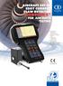 EDDYCON C AIRCRAFT SET OF EDDY CURRENT FLAW DETECTOR FOR AIRCRAFTS TESTING.  CE MARKING