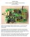N3ZI Kits General Coverage Receiver, Assembly & Operations Manual (For Jun 2011 PCB ) Version 3.33, Jan 2012
