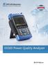 E6500 Power Quality Analyzer