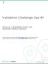 Validation Challenge Day #1
