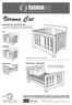Verona Cot RECYCLED. Assembly and care instructions. Cot. Bassinet. Double Bed - Optional Kit. Junior Bed