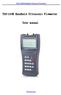TDS-100H Handheld Ultrasonic Flowmeter. User manual
