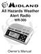 All Hazards Weather Alert Radio WR-300