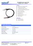 100G QSFP28 Passive Copper Cable OPQS28-T-xx-Px Datasheet