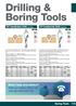 Drilling & Boring Tools