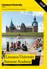 Linnaeus University Summer Academy