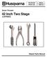 Illustrated Parts List I Snow Thrower. 42 Inch Two Stage (LST42C) Repair Parts Manual