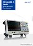 SDS1000X-E Series. Super Phosphor Oscilloscope. DataSheet