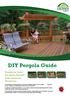 DIY Pergola Guide Planning your Project Easy Step by Step Guide Simple Illustrations Maintainence