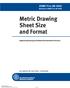 Metric Drawing Sheet Size and Format