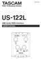 D A US-122L. USB Audio/MIDI Interface OWNER'S MANUAL