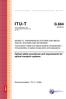 ITU-T G.664. Optical safety procedures and requirements for optical transport systems
