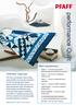 Quilt. Fabric requirements: Delft Blue Tulip Quilt