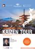 KAIZEN TOUR JAPAN KAIZEN TOUR EDITION VI , Japan. Benchmark continuous improvement solutions in Japanese manufacturing and logistics