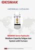 General catalog. BESMAK Servo-hydraulic Medium-Capacity fatigue test System with Furnace. 1 BESMAK Material Testing Machines