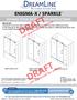 ENIGMA-X / SPARKLE* SHOWER DOOR INSTALLATION INSTRUCTIONS