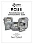 RCUOP II Version 9/ Communications Manual 2