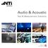 Audio & Acoustic. Test & Measurement Solutions. Switzerland