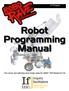 Robot Programming Manual