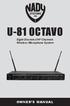 Eight Discrete UHF Channels Wireless Microphone System OWNER S MANUAL