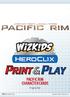PACIFIC RIM CHARACTER CARDS. Original Text WizKids/NECA LLC. Legendary Pictures Productions, LLC
