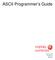 ASCII Programmer s Guide