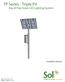 TP Series - Triple PV Top of Pole Solar LED Lighting System