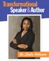 Transformational Speaker&Author