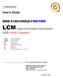 LCM (Liquid Crystal Display Graphic Module)