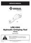 LPK1550 Hydraulic Crimping Tool 15-ton