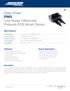 Data Sheet P993 Low Range Differential Pressure PCB Mount Sensor