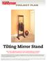 Tilting Mirror Stand