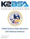 K2BSA Amateur Radio Operations 2017 National Jamboree. Version 3, July By Jim Wilson, K5ND