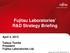 Fujitsu Laboratories R&D Strategy Briefing