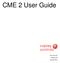 CME 2 User Guide P/N Revision 00 January 2014