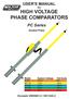 HIGH VOLTAGE PHASE COMPARATORS