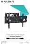 Swing Arm TV Wall Mount. Model Number: ASWM-1015 INSTRUCTION MANUAL