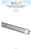 Lamp measurement report - 13 May 2012 Led TL 120 cm 18W 6500K by Prolumia
