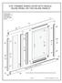 3/16 FRAMED SWING DOOR WITH SINGLE INLINE PANEL OR TWO INLINE PANELS