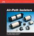 OFR. Air-Path Isolators. For Fiber-Optic Isolators. see FIBER-OPTIC PRODUCTS Section