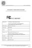 FINGERTEC WORLDWIDE SDN BHD FCC REPORT FINGERTEC WORLDWIDE SDN BHD NO.6, 8 & 10, JALAN BK 3/2, BANDAR KINRARA, PUCHONG, SELANGOR, MALAYSIA