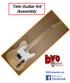 Tele Guitar Kit Assembly