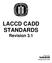 LACCD CADD STANDARDS Revision 3.1