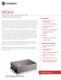 Vitara. Automated, Hands-Free Ultrashort Pulse Ti:Sapphire Oscillator Family. Superior Reliability & Performance. Vitara Features: