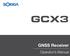 GCX3. GNSS Receiver. Operator s Manual