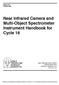 Near Infrared Camera and Multi-Object Spectrometer Instrument Handbook for Cycle 16