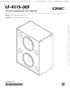 LF-4215-(8)F *TD * Cinema Loudspeaker User Manual TD B