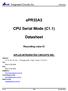 apr33a3 CPU Serial Mode (C1.1) Datasheet